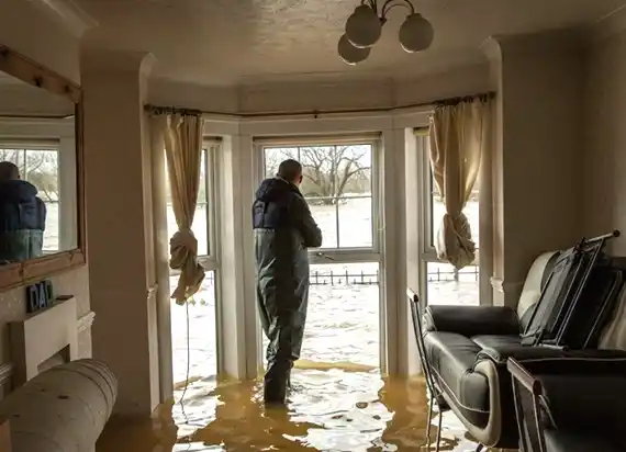 water damage restoration service Caney